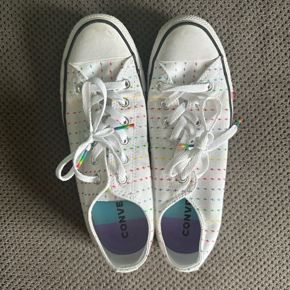 Rainbow Converse Shoes